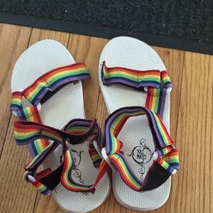 Colorful Rainbow Kids Sandals
